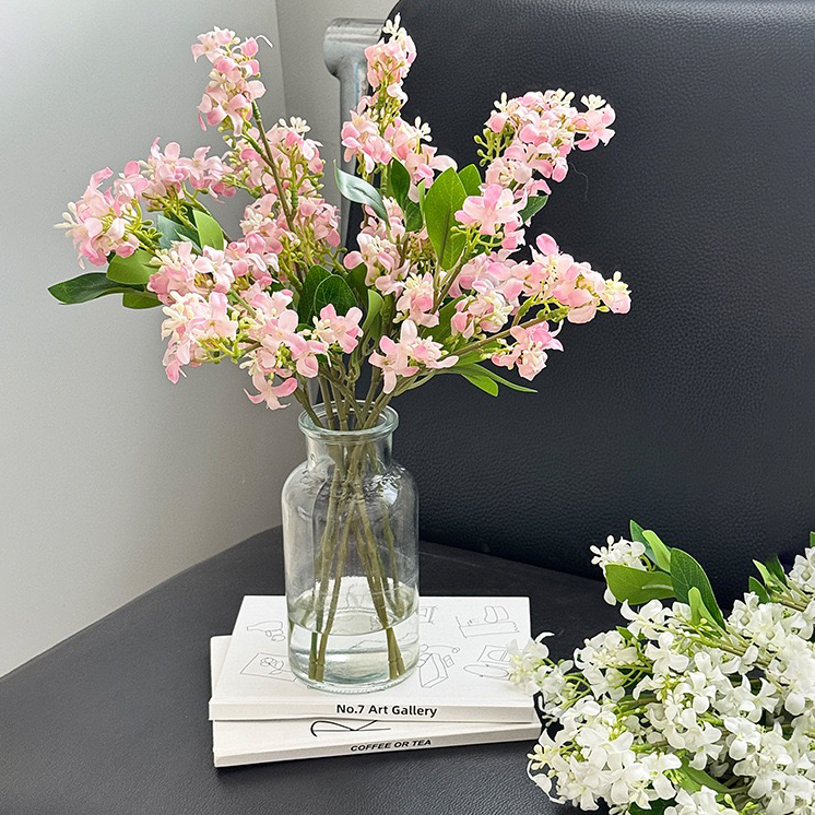 Hyper-Realistic Artificial Sweet Osmanthus (Thousand-Mile Fragrance) - 10 Stems per Set