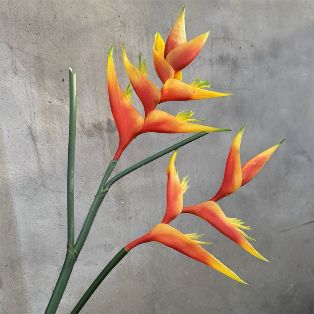 High-Quality Tropical Bird of Paradise Artificial Flowers(Set of 4)