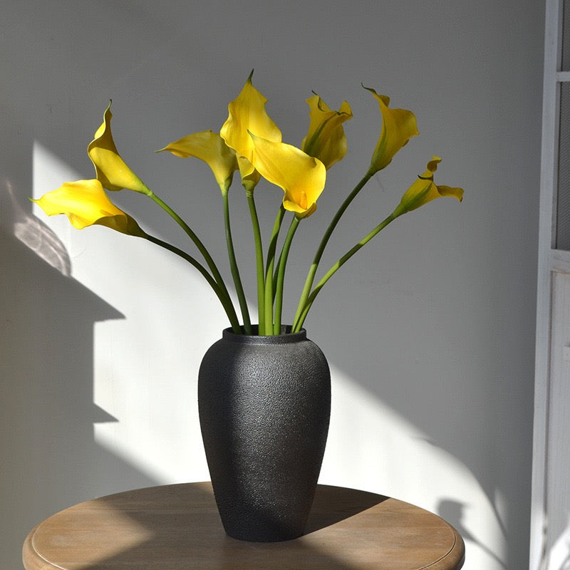 Artificial Calla Lilies, PU Real-Touch Faux Flowers(Set of 8)