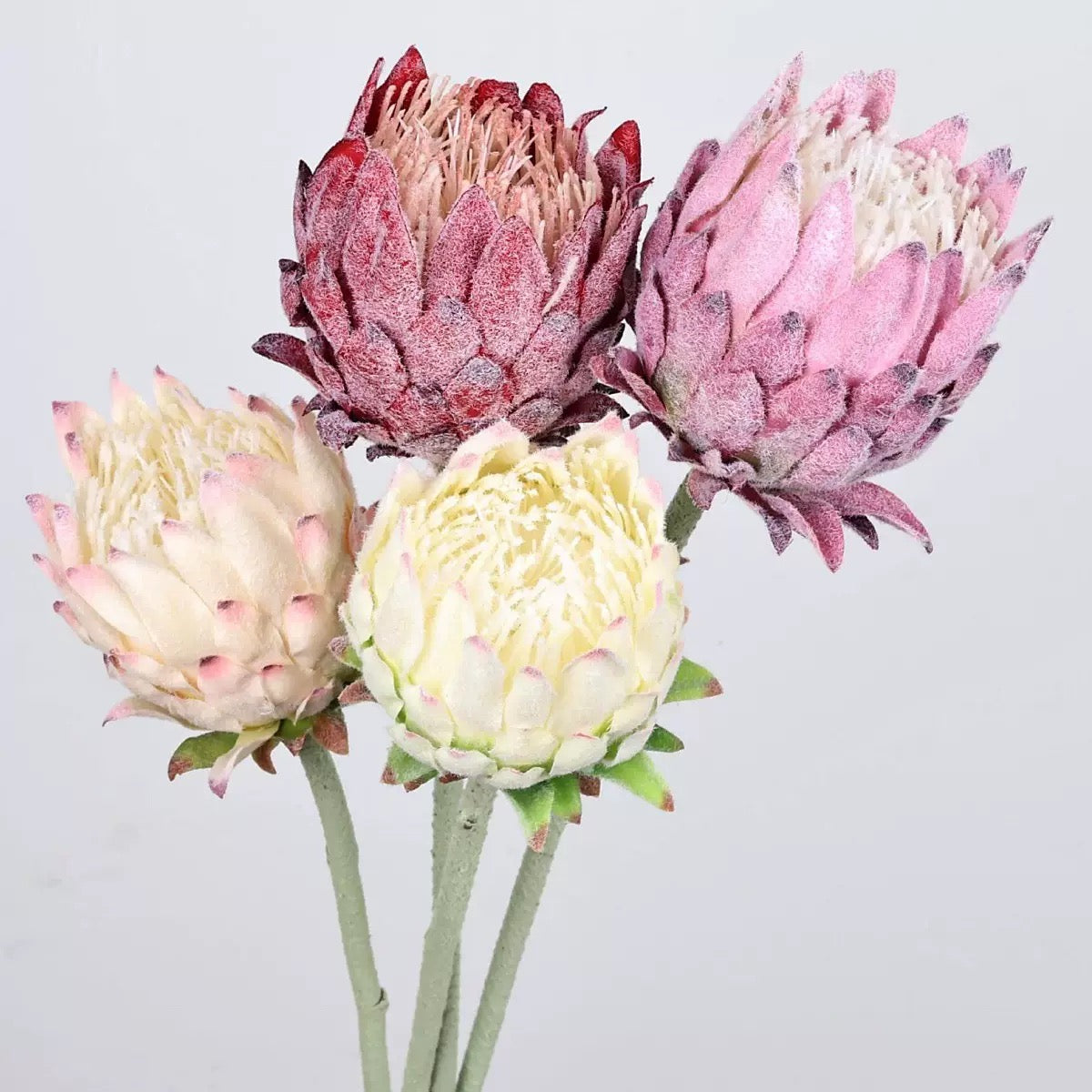 Hyper-Realistic Artificial Nordic Thistle - 6 Stems per Set