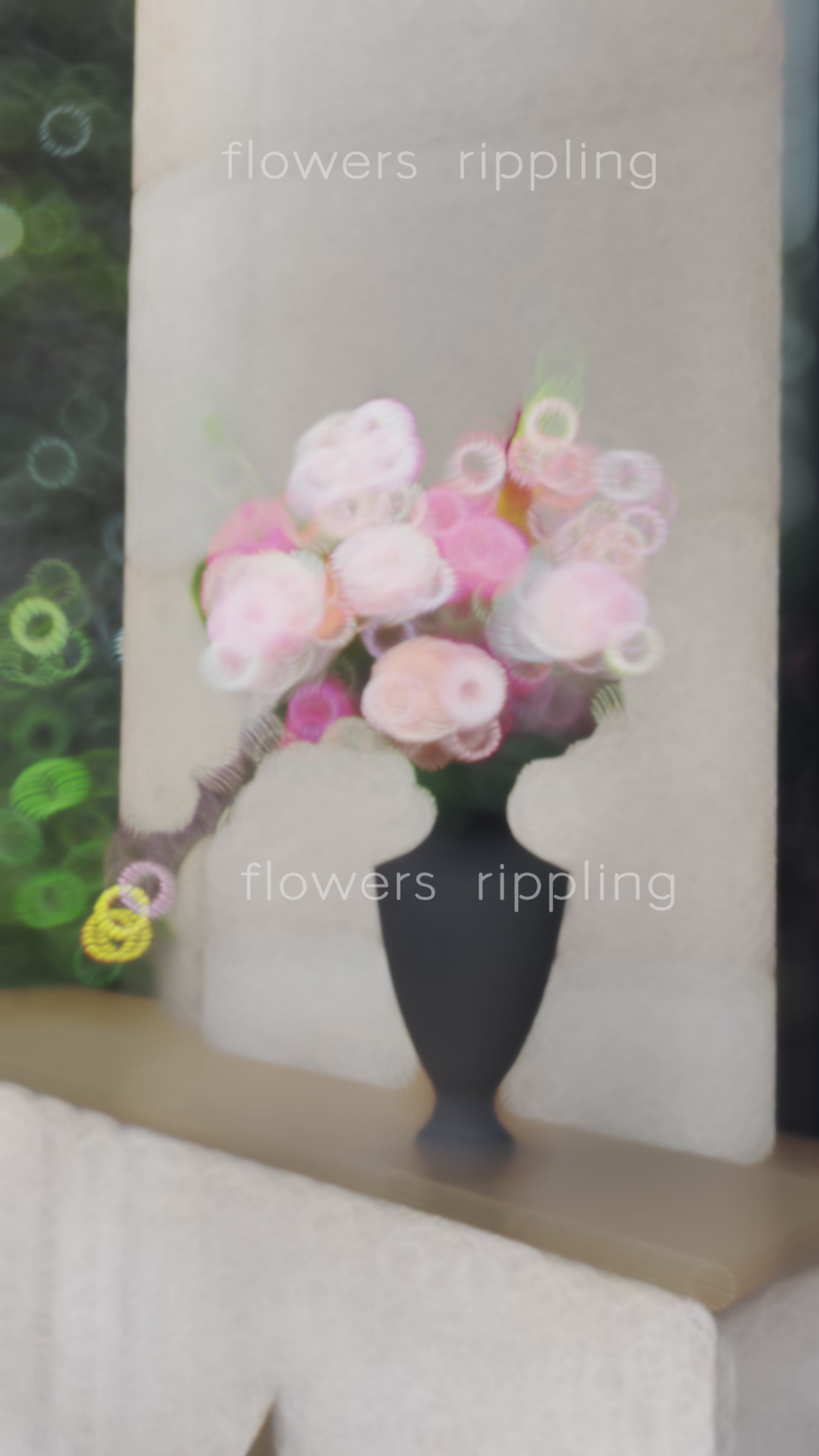 Premium Artificial Vibrant Pink & Orange Flower Bouquet(Vase Excluded)